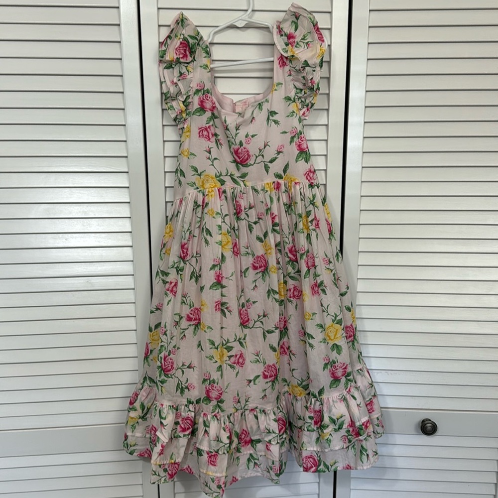 Girls Janie and Jack flower dress